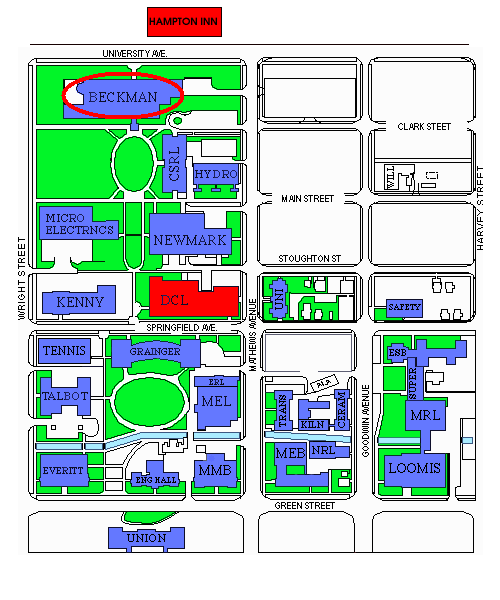 Map of DCL on Campus